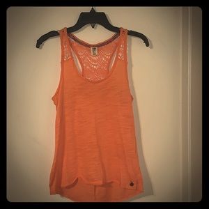 Rocky crochet back tank top